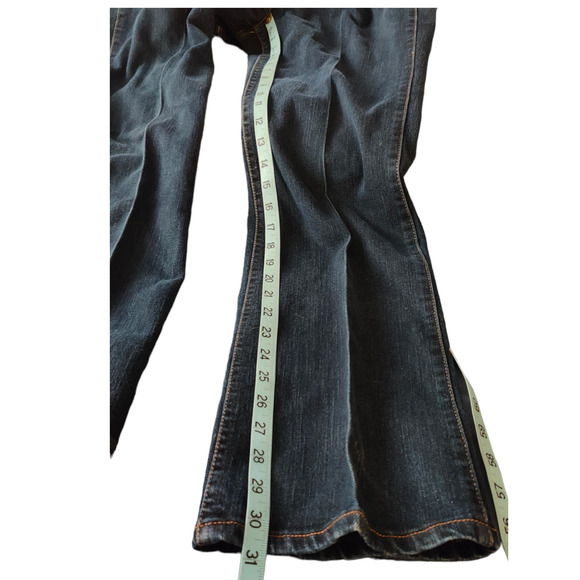 WRANGLER WOMEN'S DARK DYNASTY ULTIMATE RIDING Q-BABY JEANS  11/12x32 - Picture 7 of 7